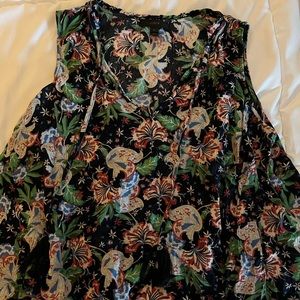 Jcrew floral tank top